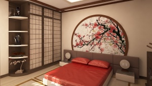Dormitorio de estilo japonés