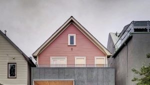 Caratteristiche del layout di una casa di 9 per 9 m con un attico