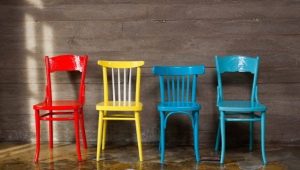 Features of chairs with a back