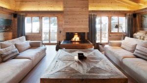 Design options for wooden houses from logs