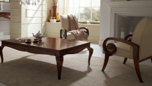 Coffee tables in a classic interior style