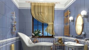 Blue tiles: stylish interior solutions