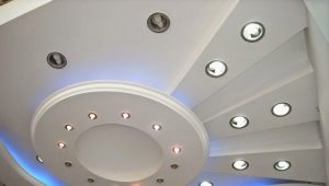 Shaped ceiling in interior design