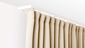 How to choose curtains for curtains under a stretch ceiling?