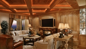 Coffered ceiling: beautiful interior finishes