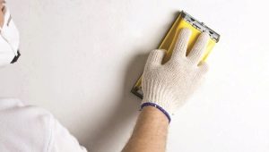 Sanding the walls after putty: the technology of performing repair work