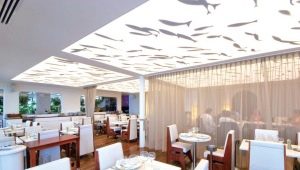 Glowing ceiling: beautiful interior design options
