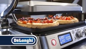 烤架 De'Longhi：模型的优点和概述