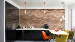Brick MDF panels: examples of interior design
