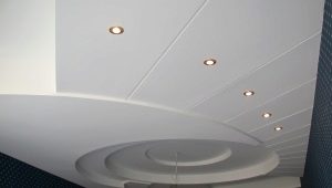Do-it-yourself ceiling decoration with plastic panels