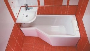 Waschbecken über dem Badezimmer: Typen und Gestaltungsideen