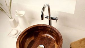 Wooden sinks: features and step-by-step manufacturing instructions