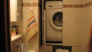 Washing machine over the toilet: advantages and installation features