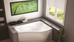 Acrylic bathtubs: types and selection rules