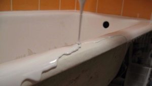 Hvordan genoprettes bade korrekt med flydende akryl?