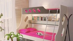 Choosing a children's bunk bed for a girl