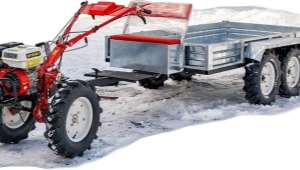 手扶式拖拉机的牵引装置：类型、设备和选择技巧 