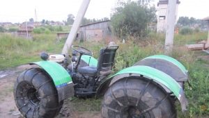Terrængående køretøj fra en walk-behind traktor: designfunktioner og fremstilling