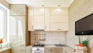 Design of a small kitchen with an area of ​​6 sq. m
