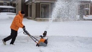Features and types of electric snow blowers