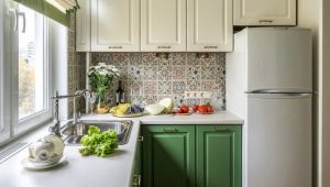 Küche in Chruschtschow: Abmessungen, Auswahl an Vorhängen und Möbeln