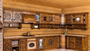 Features and design of semi-antique kitchens