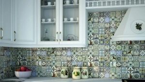 Tiles for the kitchen on the apron: features, types and styling options