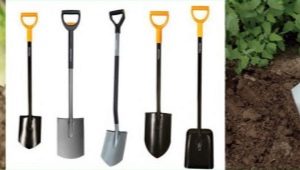 Varianter af skovle til at grave jorden og deres funktioner