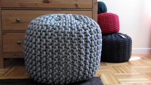 How to make a pouf from plastic bottles with your own hands?