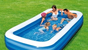 Aufblasbarer Pool für Sommerhäuser: Wie wählt und installiert man?
