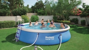 Inflatable pools Bestway: characteristics, pros and cons, assortment