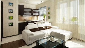 Ausstattung, Renovierung und Design eines Einzimmer-Studio-Apartments