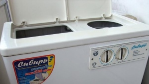洗衣机西伯利亚：型号，说明和维修说明