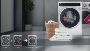 Narrow washing machines with a drying function: features, types and selection