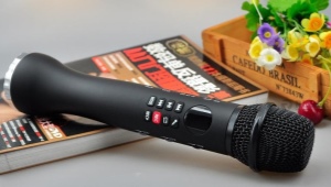 Micrófonos de karaoke: tipos, clasificación de modelos y reglas de funcionamiento.
