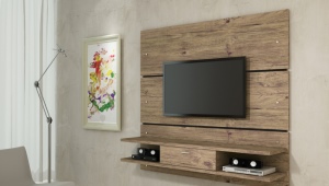 Auswahl eines Panels an der Wand für einen Fernseher