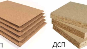 How is fiberboard different from particleboard?