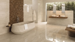 What is travertine and where is it used?