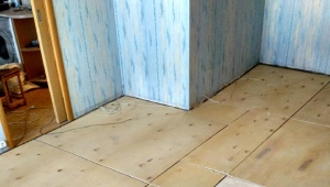 All about leveling a wooden floor with plywood