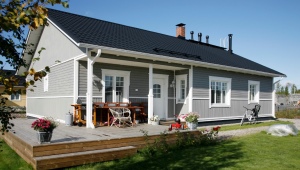 Finnish style in the design of the interior and exterior of the house