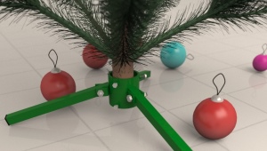 Types of crosspieces for a Christmas tree