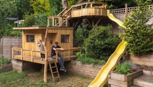 Playgrounds made of pallets