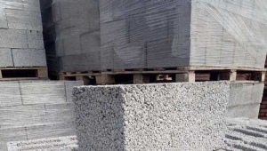Hollow claydite concrete blocks