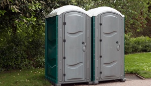 Outdoor dry closets with a cubicle