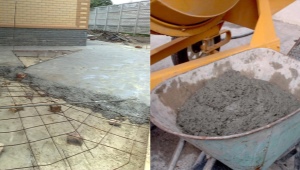 Proporțiile de beton pentru zona oarbă