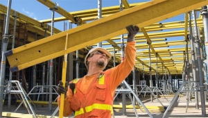 Types and application of beams for formwork