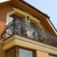 Balkony z tepaného železa