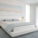 Makuuhuone minimalismin tyyliin