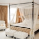 Design della camera da letto a baldacchino