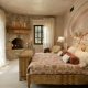 Dormitor în stil rustic